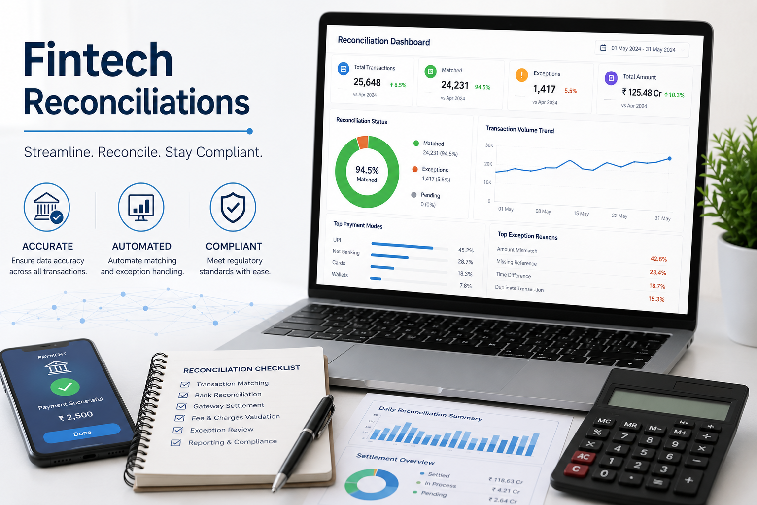 Fintech Reconciliations